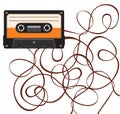 Vintage audio tape Royalty Free Stock Photo