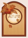 Vintage autumn background Royalty Free Stock Photo