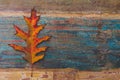 Vintage autumn leaves with patina background Royalty Free Stock Photo