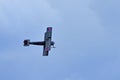 Vintage Avro 504K `E3273` Biplane in Flight.