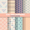 Vintage Aztec Tribal Backgrounds