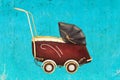 Vintage baby stroller