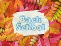 Vintage back to school card. EPS 10