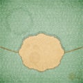 Vintage background - blue crumpled paper Royalty Free Stock Photo