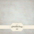 vintage background with checkered pattern for Oktoberfest 2015 Royalty Free Stock Photo