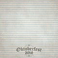 vintage background with checkered pattern for Oktoberfest 2016 Royalty Free Stock Photo