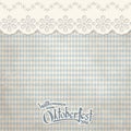 vintage background with checkered pattern for Oktoberfest 2016 Royalty Free Stock Photo