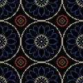 Vintage background with cross stitch. Royalty Free Stock Photo