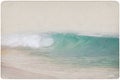 Vintage Background of dreamy wave