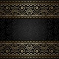 Vintage background with gold borders Royalty Free Stock Photo