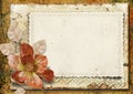 Vintage background with gorgeous flower Royalty Free Stock Photo