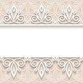 Vintage background with lace borders Royalty Free Stock Photo