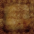 Vintage background with lacy border Royalty Free Stock Photo
