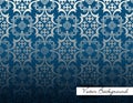 Vintage background, luxury blue design, background pattern