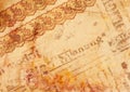 Vintage background - old paper Royalty Free Stock Photo