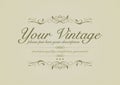 Vintage background with ornaments