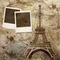Vintage background of Paris