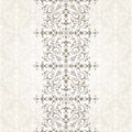 Vintage background with pattern and ornamental seamless border. Ornate template for invitation, greeting card, certificate design. Royalty Free Stock Photo