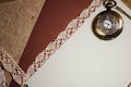 Vintage background with pocketwatch