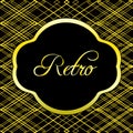 Vintage background. Rerto style frame