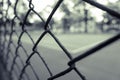 Vintage background of tennis and basketball court Royalty Free Stock Photo