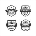 Vintage Badge Retro Logos Collecttions