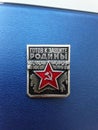 vintage badges of the times of the USSR