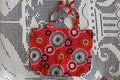 Vintage Bag Background Lugage Female Handbag