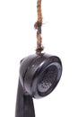 Vintage bakelite telephone horn Royalty Free Stock Photo