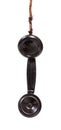 Vintage bakelite telephone horn Royalty Free Stock Photo