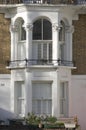 Vintage balcony at Islington London UK