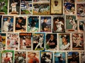 Vintage Baltimore Orioles Stars and Legends Baseball Trading Cards Royalty Free Stock Photo