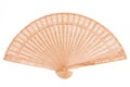 Vintage bamboo wooden folding fan