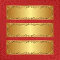 Vintage banners Royalty Free Stock Photo