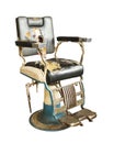 Old barber chair Royalty Free Stock Photo