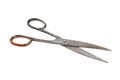 Vintage barber scissors Royalty Free Stock Photo