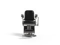 Oldscool barber chair 3d image Royalty Free Stock Photo