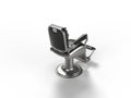 Oldscool barber chair 3d image Royalty Free Stock Photo