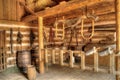 Vintage Barn Interior Royalty Free Stock Photo