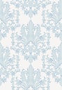 Vintage Baroque damask floral pattern acanthus Imperial style. Vector decor background. Luxury Classic ornament. Royal Royalty Free Stock Photo