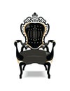 Vintage Baroque Golden Chair Furniture