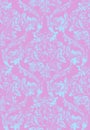 Vintage baroque ornamented background Vector. Royal luxury texture. Elegant decor design with old grunge styles. Pink
