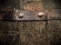 Vintage barrel close-up Royalty Free Stock Photo