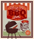 Vintage BBQ Grill Party Royalty Free Stock Photo