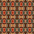 Vintage beautiful small colored pixels seamless pattern Royalty Free Stock Photo