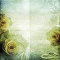 Vintage beautiful wedding background