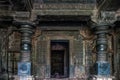 Vintage Beautifully Stone carved pillars in Brahma Jinalaya Temple