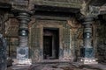 Vintage Beautifully Stone carved pillars in Brahma Jinalaya Temple