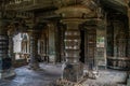 Vintage Beautifully Stone carved pillars in Brahma Jinalaya Temple