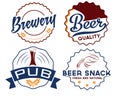 vintage beer emblems